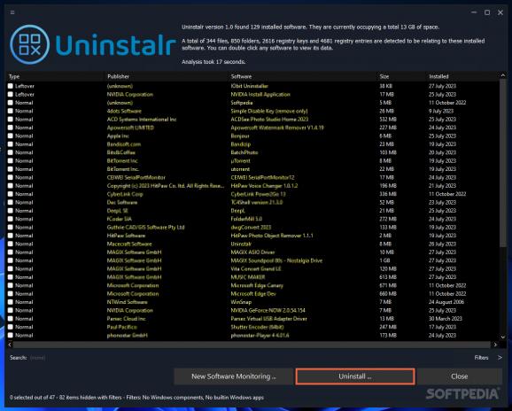 Uninstalr screenshot