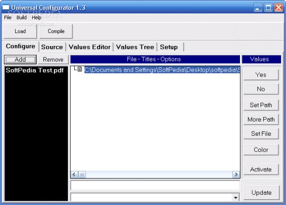 Universal Configurator screenshot