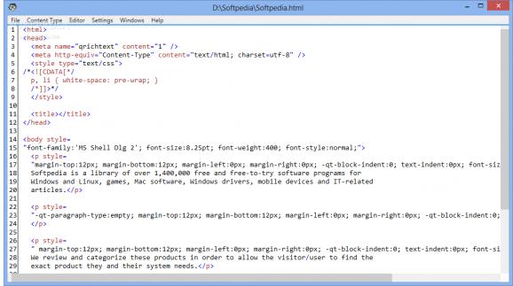 Universal File Editor screenshot