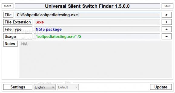 Universal Silent Switch Finder screenshot