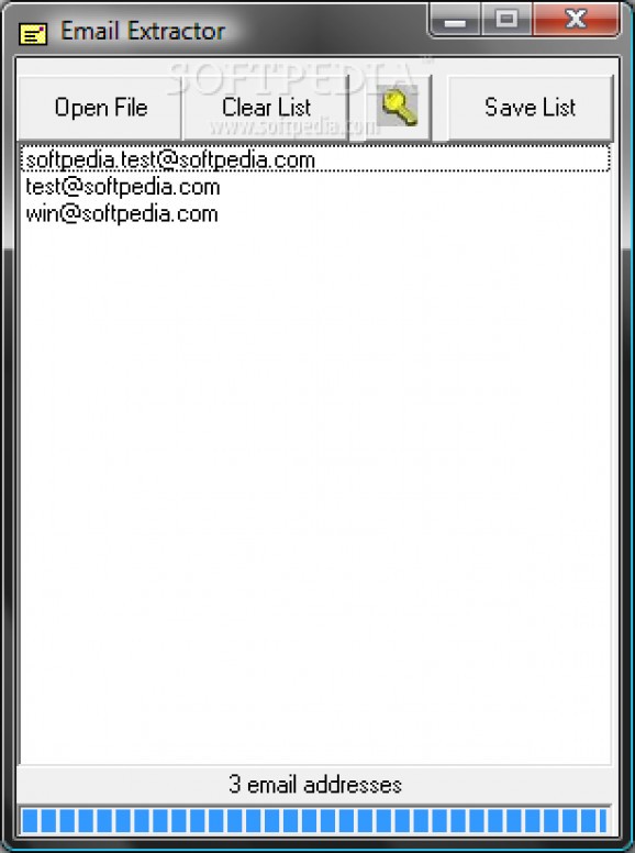Unliterate Email Extractor screenshot