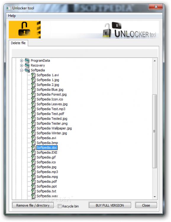 UnlockerTool screenshot