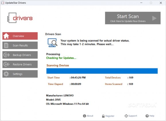 UpdateStar Drivers screenshot