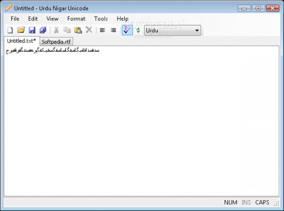 Urdu Nigar Unicode screenshot