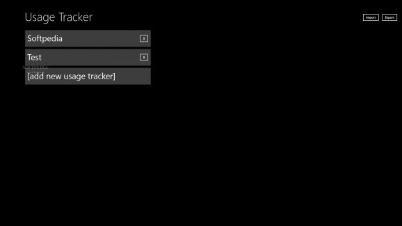 Usage Tracker for Windows 8 screenshot