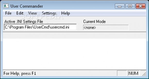 User Commander screenshot
