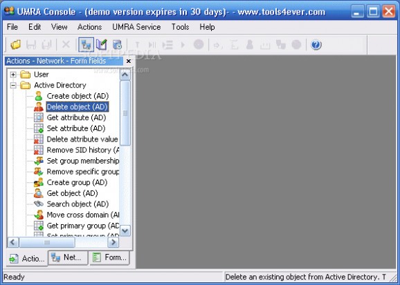 User Management Resource Administrator screenshot