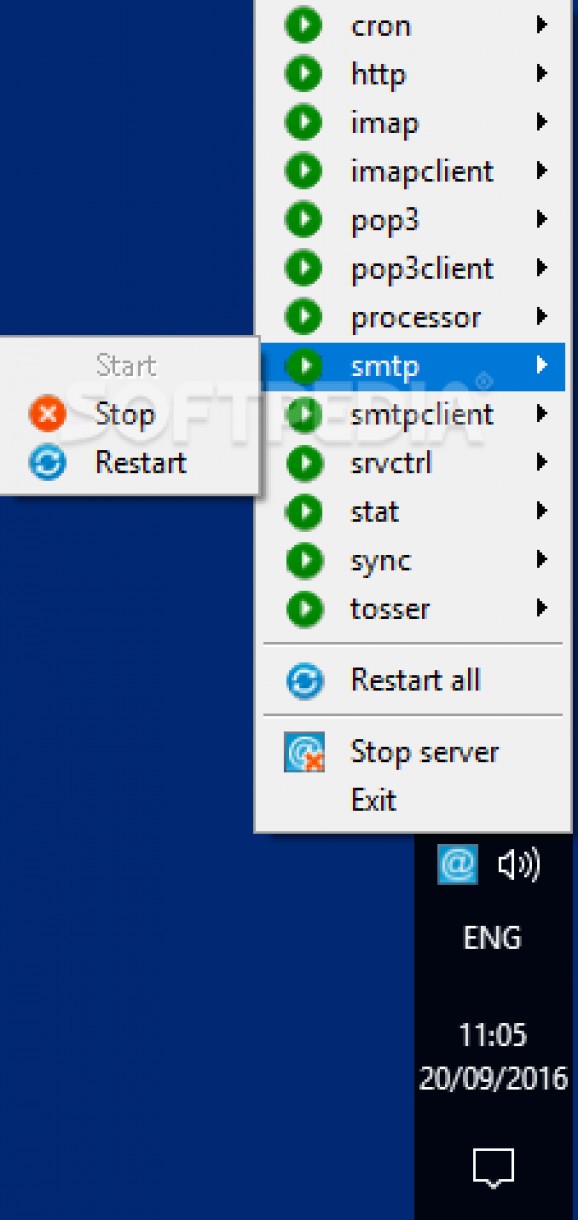 UserGate Mail Server screenshot