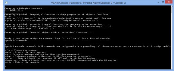 V8.NET screenshot