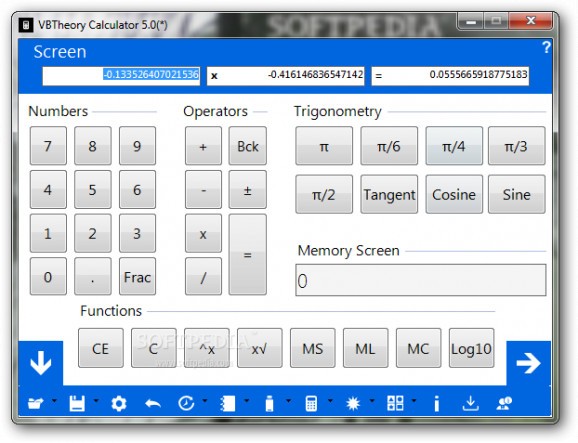 VBTheory Calculator Portable screenshot