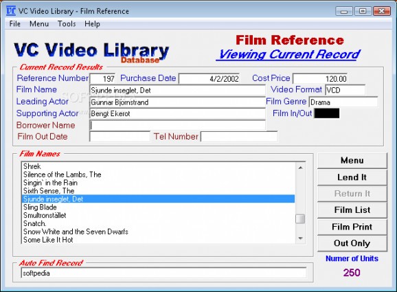 VC Video Library screenshot