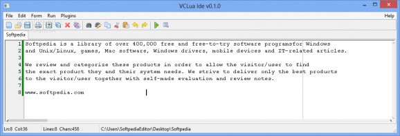 VCLua Ide screenshot