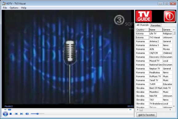 VDTV screenshot