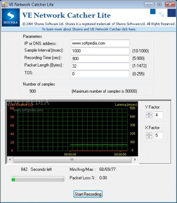 VE Network Catcher Lite screenshot