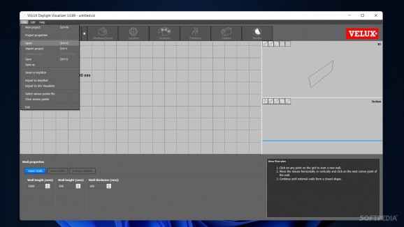 VELUX Daylight Visualizer screenshot