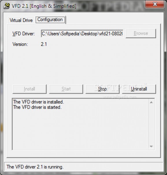 VFD screenshot