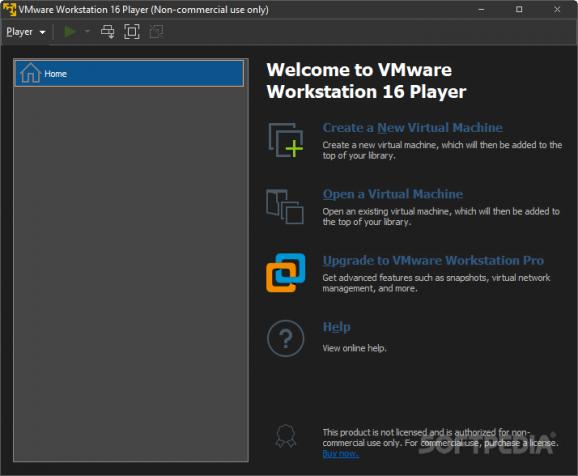 VMware Workstation Player screenshot