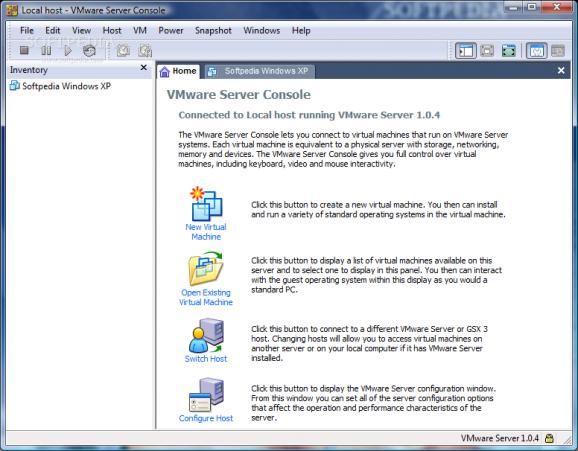 VMware Server screenshot