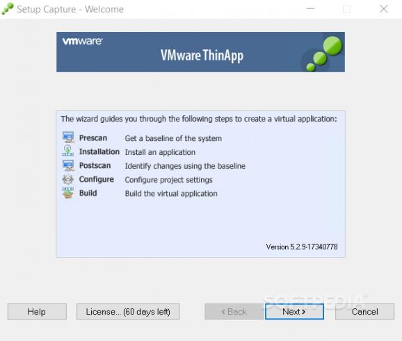 VMware ThinApp screenshot