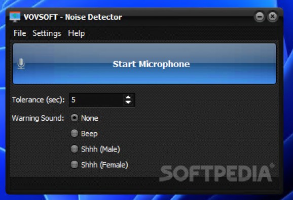 VOVSOFT - Noise Detector screenshot