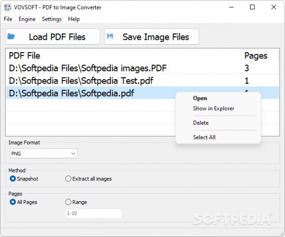 VOVSOFT - PDF to Image Converter screenshot