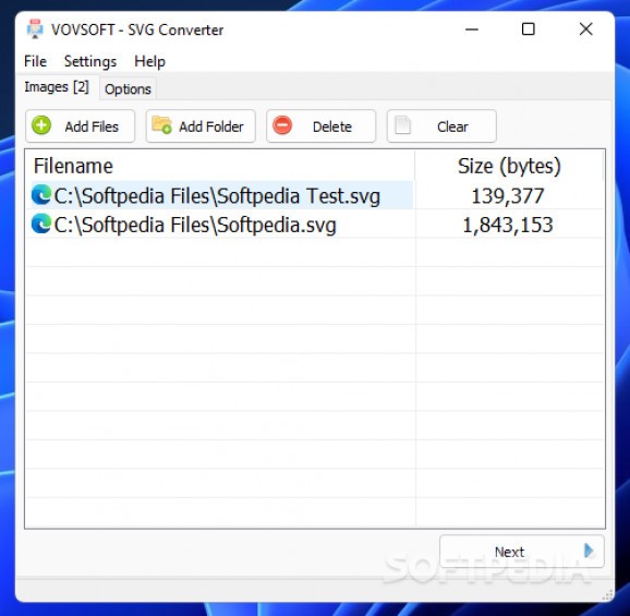 VOVSOFT - SVG Converter screenshot