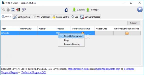 VPN-X Client screenshot