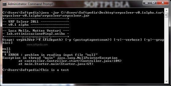 VRP Solver screenshot