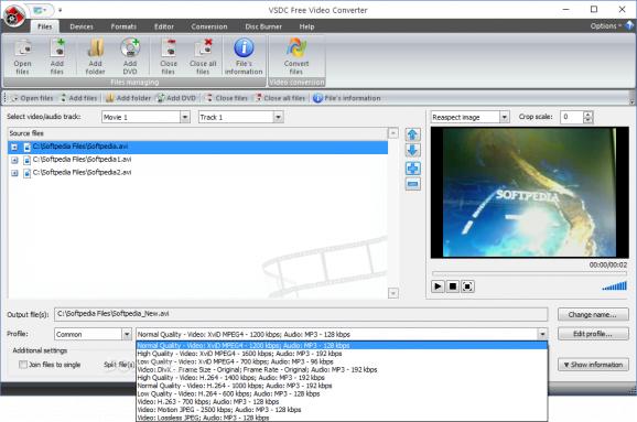 VSDC Free Video Converter screenshot