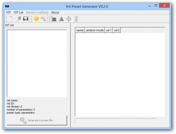 VST Preset Generator screenshot