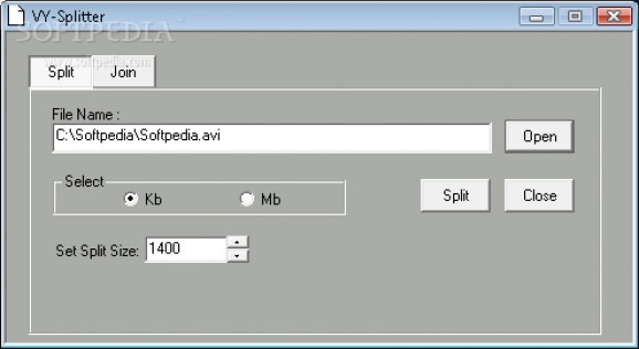 VY-Splitter screenshot