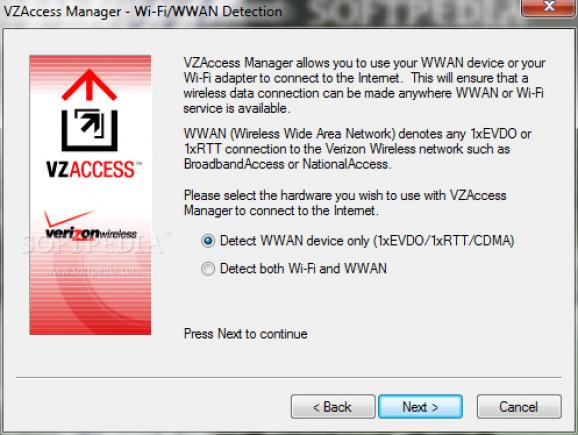 VZAccess Manager screenshot