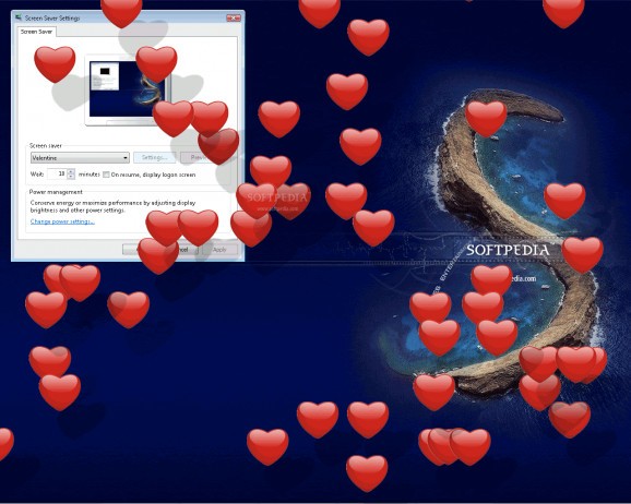 Valentine Day Screensaver screenshot