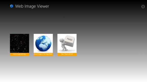 Web Image Viewer for Windows 8 screenshot