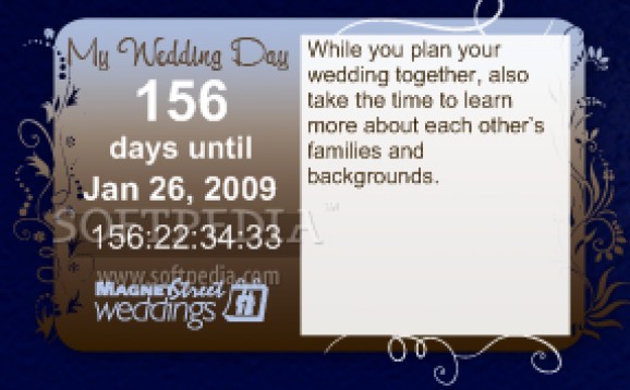 Vector Wedding Tip of the Day and Countdown screenshot