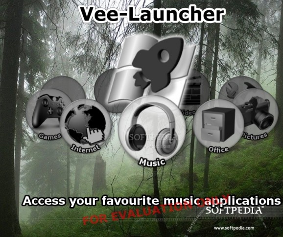Vee-Launcher screenshot