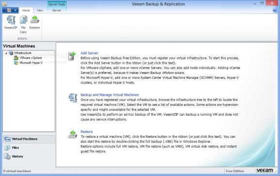 Veeam Backup Free Edition screenshot