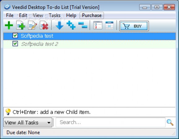 Veedid Desktop To-do List screenshot
