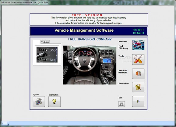 Vehicle Management Free Edition screenshot