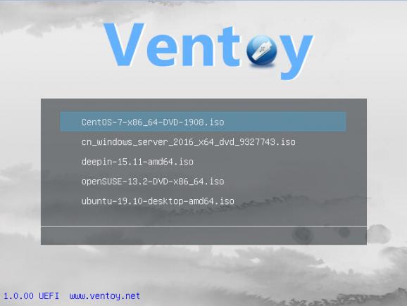 Ventoy screenshot