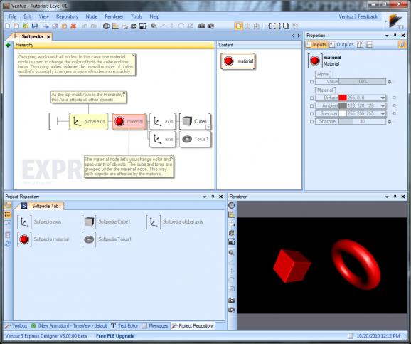 Ventuz Express Designer screenshot
