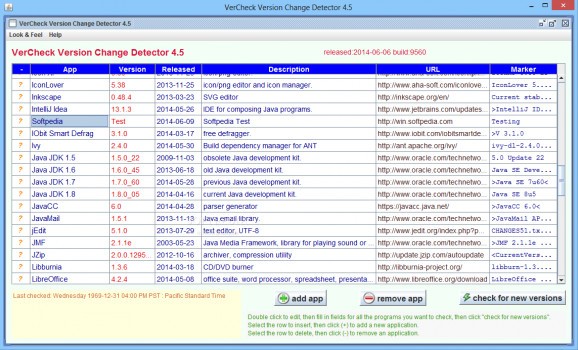 VerCheck Version Change Detector screenshot