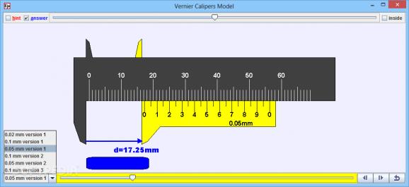 Vernier Caliper Model screenshot