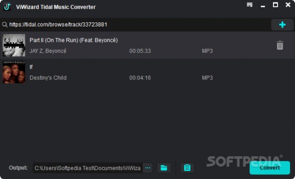 ViWizard Tidal Music Converter screenshot