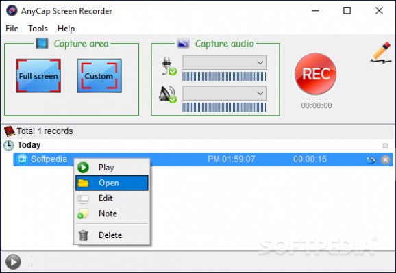 AnyCap Screen Recorder screenshot