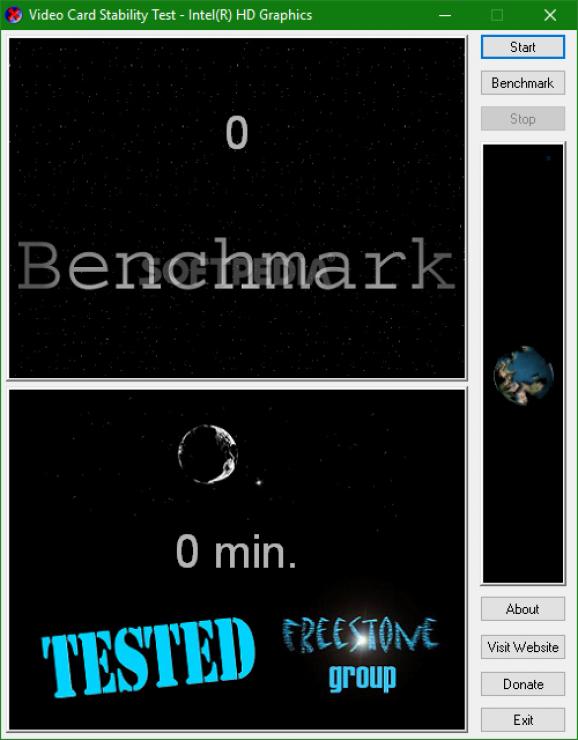 Video Card Stability Test screenshot