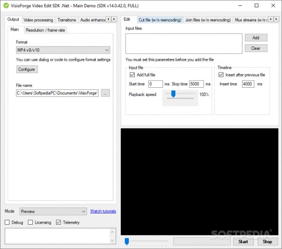 VisioForge Video Edit SDK FFMPEG .Net screenshot