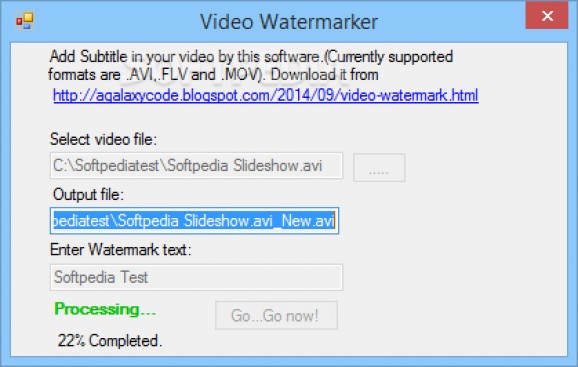 Video Watermarker screenshot