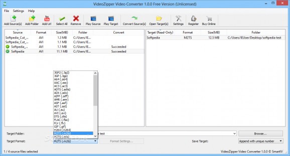 VideoZipper Video Converter screenshot