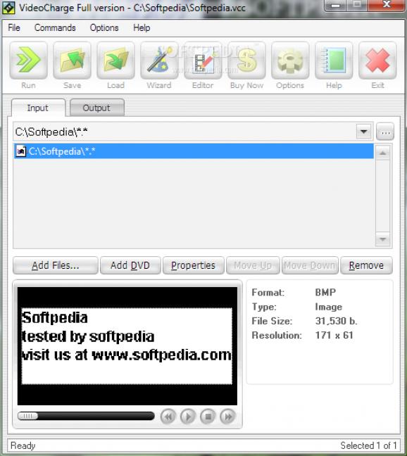 Videocharge screenshot